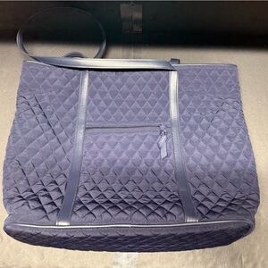 Vera Bradley Quilted navy blue Tote